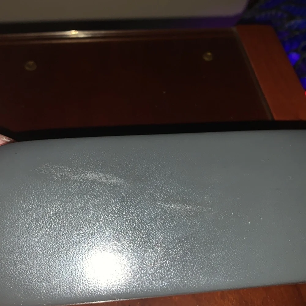Bulova Grey Hard Glasses Clamshell Case EUC